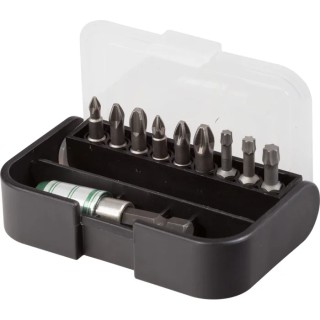 RS PRO Phillips, Pozidriv, Torx Screwdriver Bit Set, 10 Pieces, Stainless Steel, 25mm Length, 1/4 in Drive 125-0437