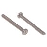 RS PRO Slot Pan Stainless Steel Machine Screw M4 40mm Length Plain Finish 130-640