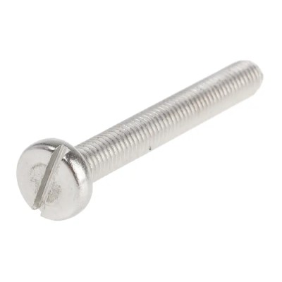 RS PRO Slot Pan Head Stainless Steel Machine Screw M5 40 mm Length A2 Grade 130-678