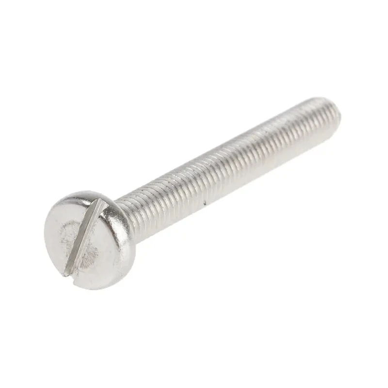 RS PRO Slot Pan Head Stainless Steel Machine Screw M5 40 mm Length A2 Grade 130-678