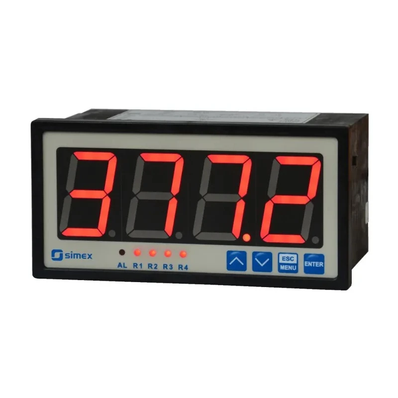 Simex LED Multi-Function Panel Meter 0 to 10 V, 67 mm x 137 mm SRP-147 24VDC