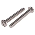 RS PRO Stainless Steel Slotted Pan Head Machine Screw M6 50mm Length 130-713
