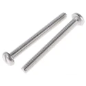 RS PRO Slot Pan Head Stainless Steel Machine Screw M6 Thread 60 mm Length 130-729