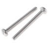 RS PRO Slot Pan Head Stainless Steel Machine Screw M6 Thread 60 mm Length 130-729