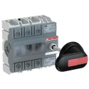 ABB 3-Pole Base Isolator Switch, IP65 IP20, 160A, 132 kW OT160G30P 1SCA135138R1001