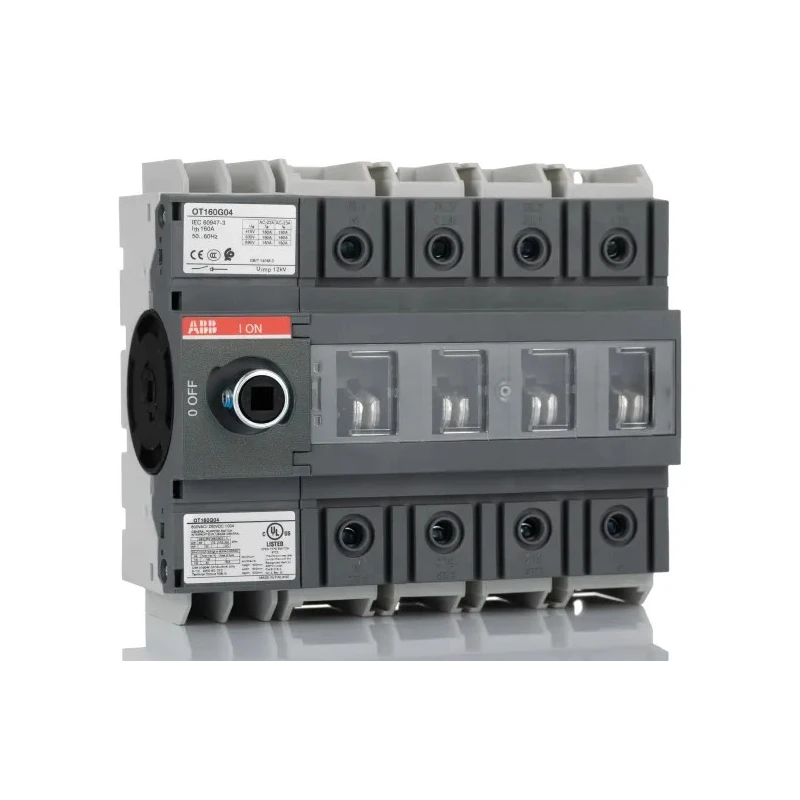 ABB 4-Pole Base Isolator Switch IP20 160A 132 kW OT160G04P 1SCA135140R1001