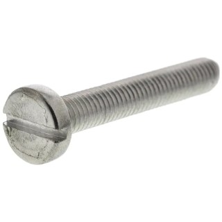 RS PRO Slot Pan Stainless Steel Machine Screw M8 50 mm A2 Grade 304 DIN 85 130-814