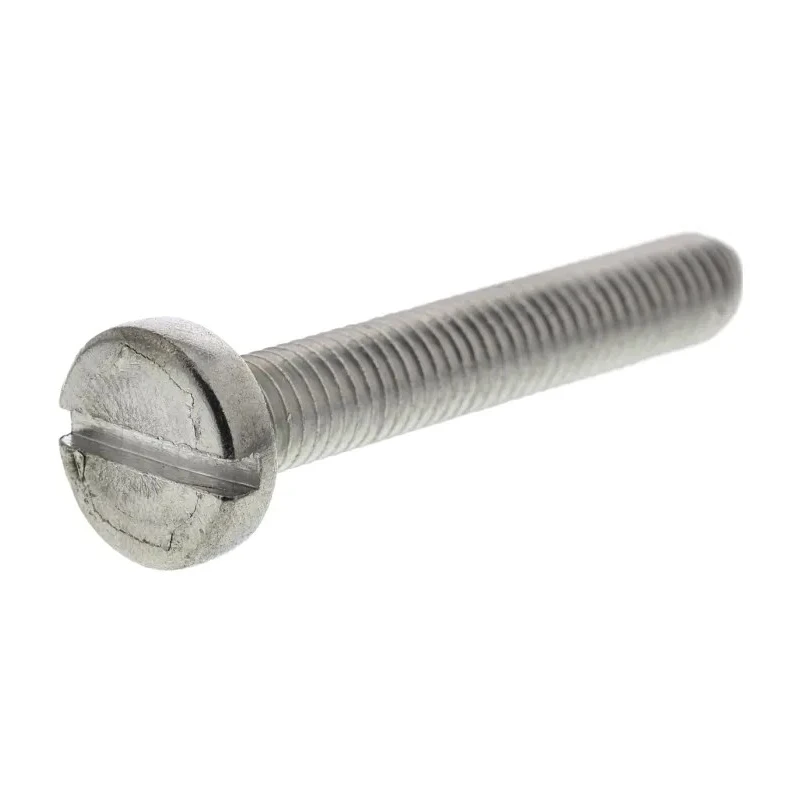 RS PRO Slot Pan Stainless Steel Machine Screw M8 50 mm A2 Grade 304 DIN 85 130-814