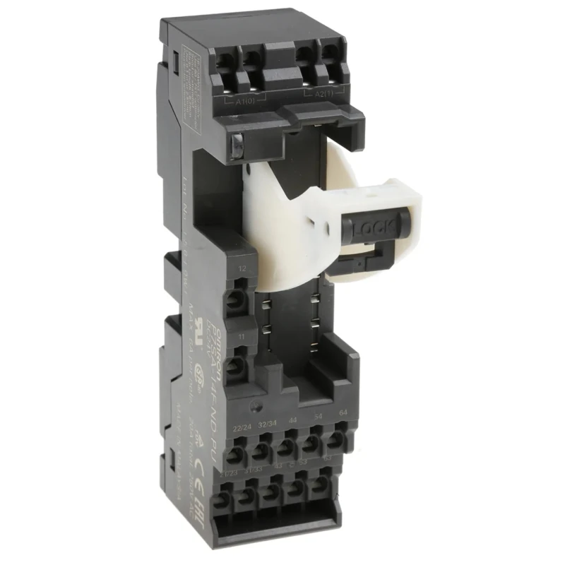 Omron 14 Way 24V DC DIN Rail Relay Socket for G7SA Series Relay P7SA