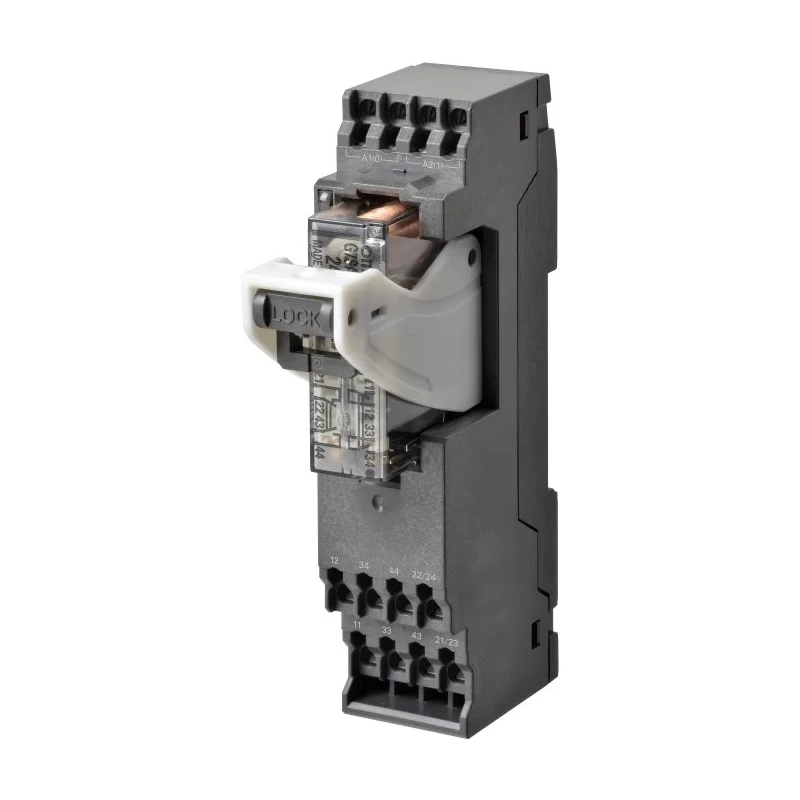 Omron 10 Way 24V DC DIN Rail Relay Socket for Use with G7SA Series Relay P7SA