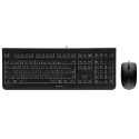 Cherry Wired Standard Keyboard & Mouse Set AZERTY Layout USB Connection Black JD-0800FR-2