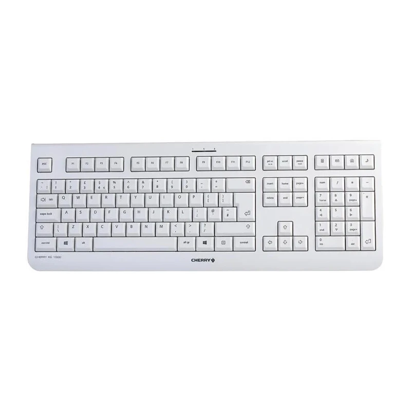 Cherry Wired USB Standard Keyboard, QWERTY (UK), Grey JK-0800GB-0