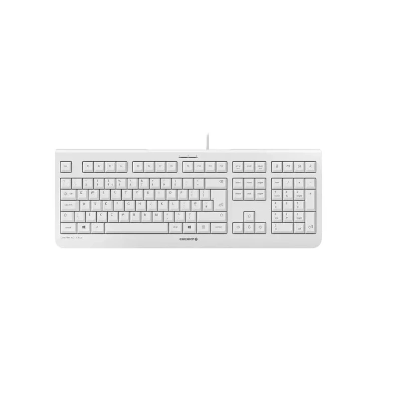Cherry Wired USB Standard Keyboard QWERTY Grey Industrial Grade 104 Keys JK-0800EU-0