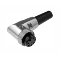 RS PRO Industrial Circular Connector Miniature Cable Plug 8 Contacts Female Threaded, 48V, 1A 125-1080