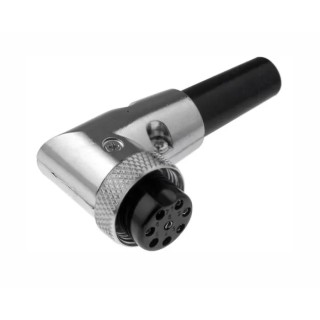 RS PRO Industrial Circular Connector Miniature Cable Plug 8 Contacts Female Threaded, 48V, 1A 125-1080
