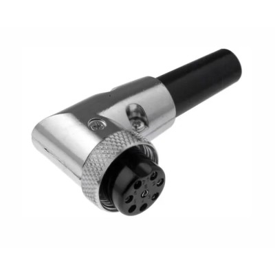 RS PRO Industrial Circular Connector Miniature Cable Plug 8 Contacts Female Threaded, 48V, 1A 125-1080