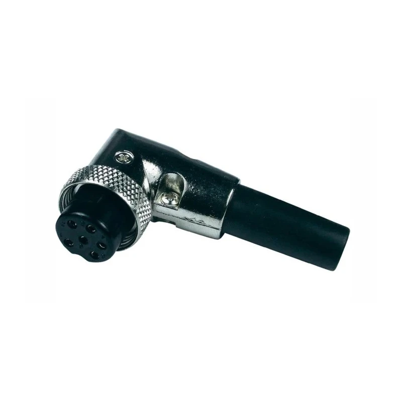 RS PRO Miniature Circular Connector Plug, Female, 6 Contacts, 48V, 1A, Right Angle, Threaded Mating 125-1079