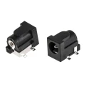 RS PRO Straight DC Power Socket Female PCB Mount 2A 12V 8.9mm Length Nickel Tin 125-1075