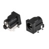 RS PRO Straight DC Power Socket Female PCB Mount 2A 12V 8.9mm Length Nickel Tin 125-1075