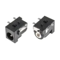 RS PRO Straight DC Power Socket Female PCB Mount 2A 12V 8.9mm Length Nickel Tin 125-1075
