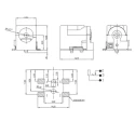 RS PRO Straight DC Power Socket Female PCB Mount 2A 12V 8.9mm Length Nickel Tin 125-1075