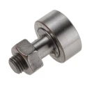 IKO Nippon Thompson Round Cam Follower 10mm Bore Diameter, 26mm Roller Diameter, Stainless Steel CF 10-1 FBUUR