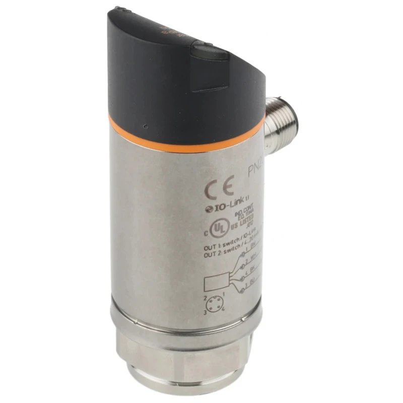 ifm electronic PN Series Pressure Sensor, PNP NO/NC, Analogue Output, -1 bar to 25 bar, Relative Reading PN2093