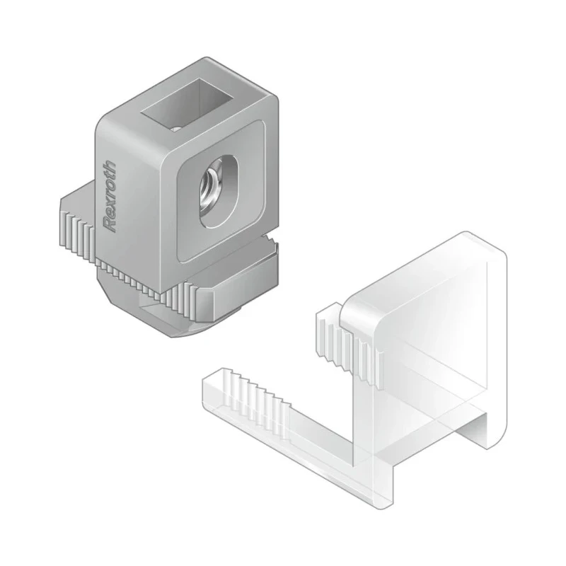 Bosch Rexroth Polypropylene Variofix Block for 30 mm Slot and 8 mm Strut Profile 3842548832/3842184738