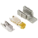 HARTING Heavy Duty Power Connector Module HAN Series Male 8 Contacts 1 Row Straight Orientation 09454001560