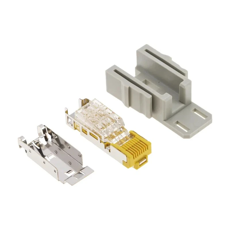 HARTING Heavy Duty Power Connector Module HAN Series Male 8 Contacts 1 Row Straight Orientation 09454001560