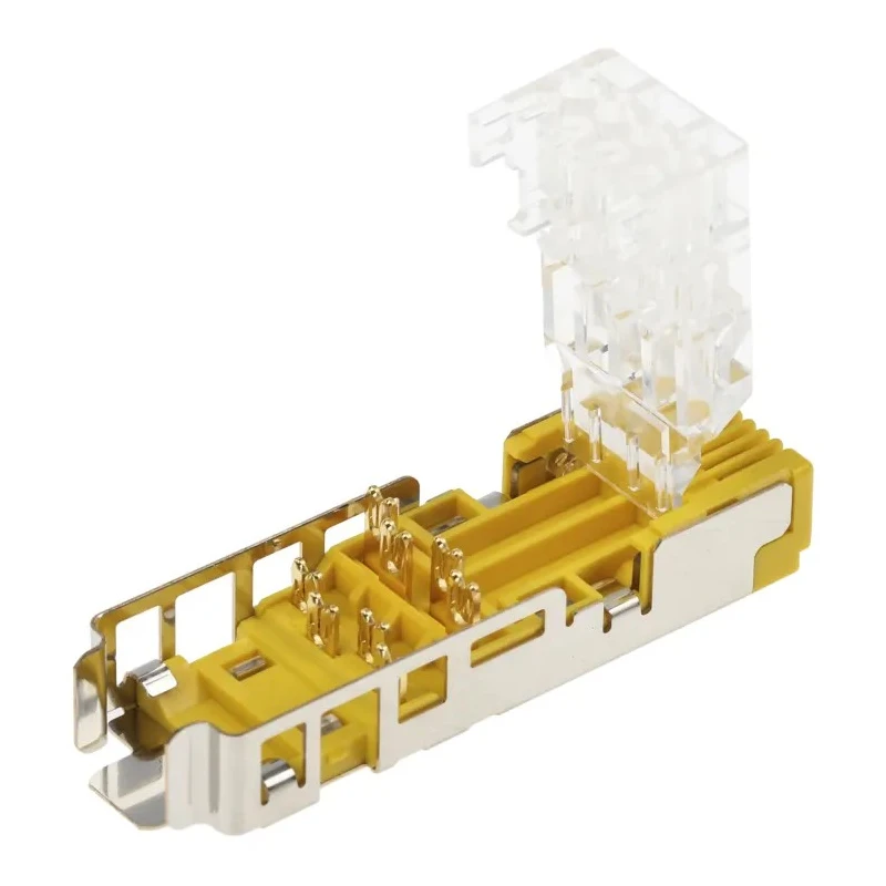 HARTING Heavy Duty Power Connector Module HAN Series Male 8 Contacts 1 Row Straight Orientation 09454001560