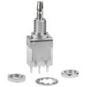 NKK Switches EB Series Momentary Push Button Switch Panel Mount 6.35 mm Cutout SPDT 125 V AC EB2011