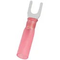 RS PRO Insulated Fork Terminal 22 AWG to 16 AWG M3.7 Stud Size High Density Polyethylene Red 125-1971