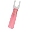 RS PRO Insulated Fork Terminal 22 AWG to 16 AWG M3.7 Stud Size High Density Polyethylene Red 125-1971