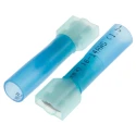 RS PRO Blue Insulated Female Spade Connector Crimp 6.35 x 0.8 mm Tab Size 16 AWG to 14 AWG 125-1975