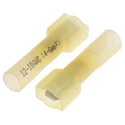 RS PRO Yellow Insulated Male Spade Connector Crimp Type 6.35 x 0.8 mm Tab Size 12 AWG to 10 AWG 125-1979
