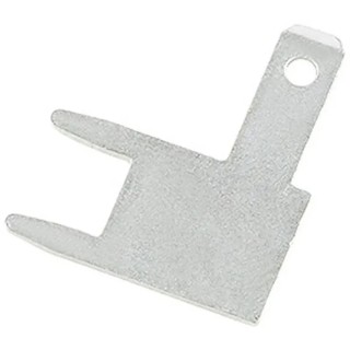 RS PRO Silver Uninsulated Male Spade Connector Solder Termination 2.8 x 0.5 mm Tab Size 125-2001