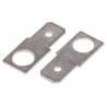 RS Pro Silver Uninsulated Male Spade Connector, Stud Termination, 6.35 x 0.8 mm Tab Size 125-2005