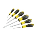 Stanley Phillips, Slotted Standard Screwdriver Set 6-Piece with Chrome Vanadium Steel Bars STHT0-60208