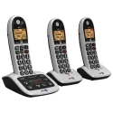 BT BT4600 Big Button Cordless Telephone with Advanced Call Blocker, LCD Display, Answer Machine, Desktop Mount Grey 84668
