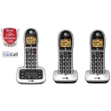 BT BT4600 Big Button Cordless Telephone with Advanced Call Blocker, LCD Display, Answer Machine, Desktop Mount Grey 84668