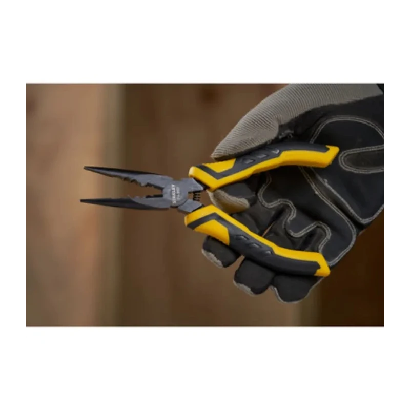 Stanley Professional Quality 12-Piece Long Nose Plier Set, Bi-Material Handle, Forged Steel, Black Oxide Finish STHT0-74363