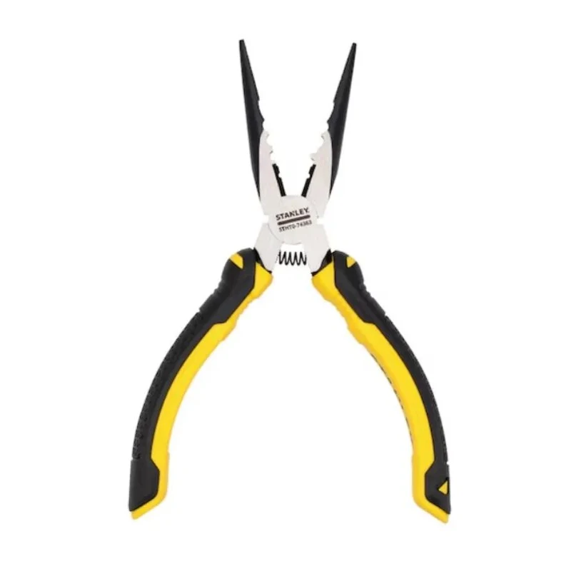 Stanley Professional Quality 12-Piece Long Nose Plier Set, Bi-Material Handle, Forged Steel, Black Oxide Finish STHT0-74363