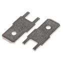 RS PRO Silver Uninsulated Male Spade Connector Solder Termination 6.35 x 0.8 mm Tab Size 125-2008