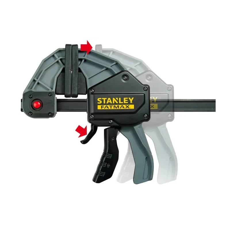 Stanley 600 mm x 92 mm Quick Clamp with Diecast Ergonomic Release Trigger FMHT0-83240