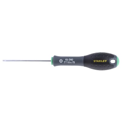 Stanley Standard Torx & Torx Plus Screwdriver T10 Tip 75 mm Blade Insulated Bi-Material Handle 0-65-340
