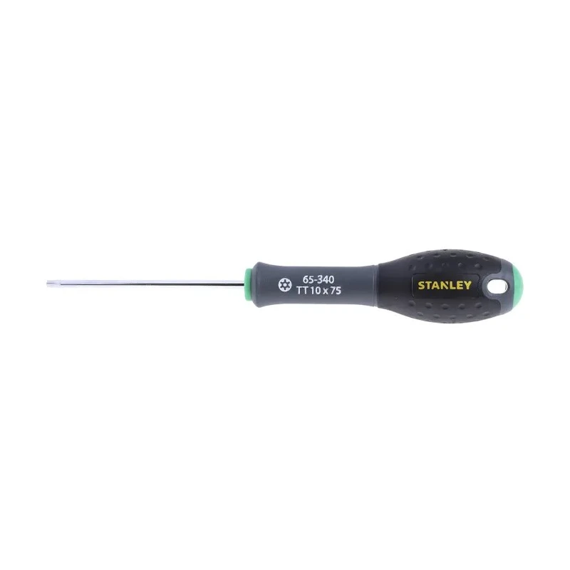 Stanley Standard Torx & Torx Plus Screwdriver T10 Tip 75 mm Blade Insulated Bi-Material Handle 0-65-340