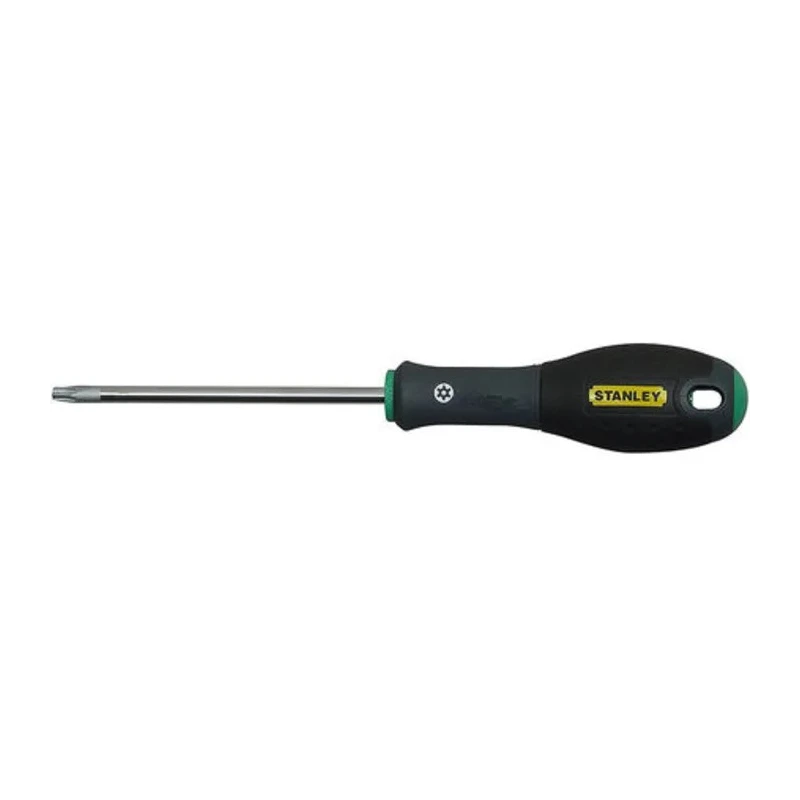 Stanley Tamper Proof Torx Torque Screwdriver T15, Soft Grip Handle, Chrome Vanadium Steel Blade 0-65-395