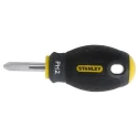 Stanley Stubby Screwdriver PH2 Tip 30mm Steel Blade 0-65-407
