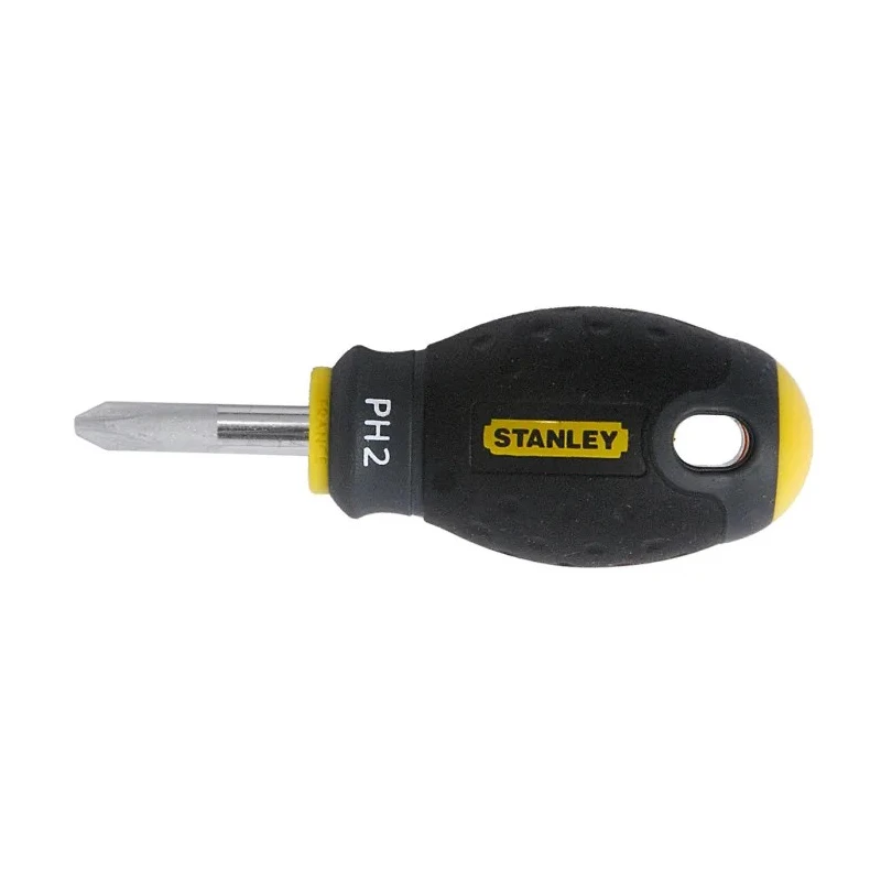Stanley Stubby Screwdriver PH2 Tip 30mm Steel Blade 0-65-407
